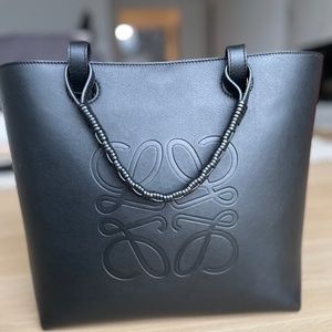 Loewe Anagram Leather Tote